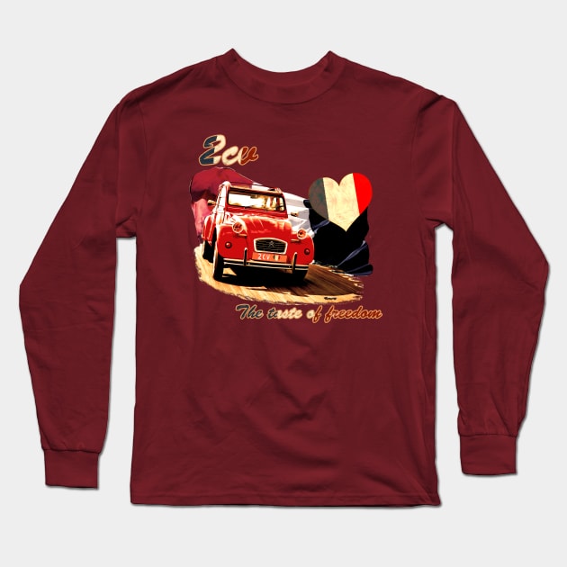 2cv-The taste of freedom Long Sleeve T-Shirt by Pragma